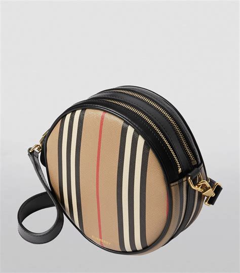 burberry icon stripe cotton crossbody bag|Burberry Louise Icon Stripe E.